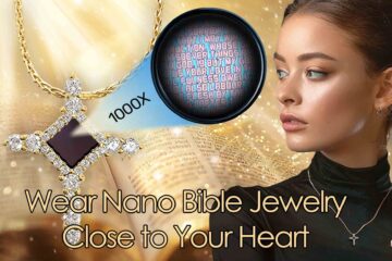 Nano Gold Jewelry Pendant With Smallest Bible Text From My Nano Jewelry